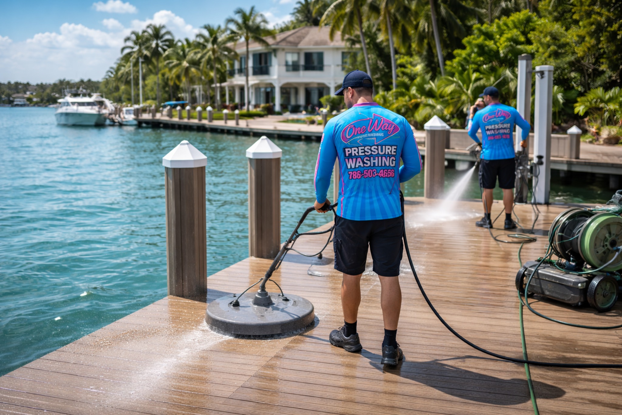 Boat Dock Cleaning